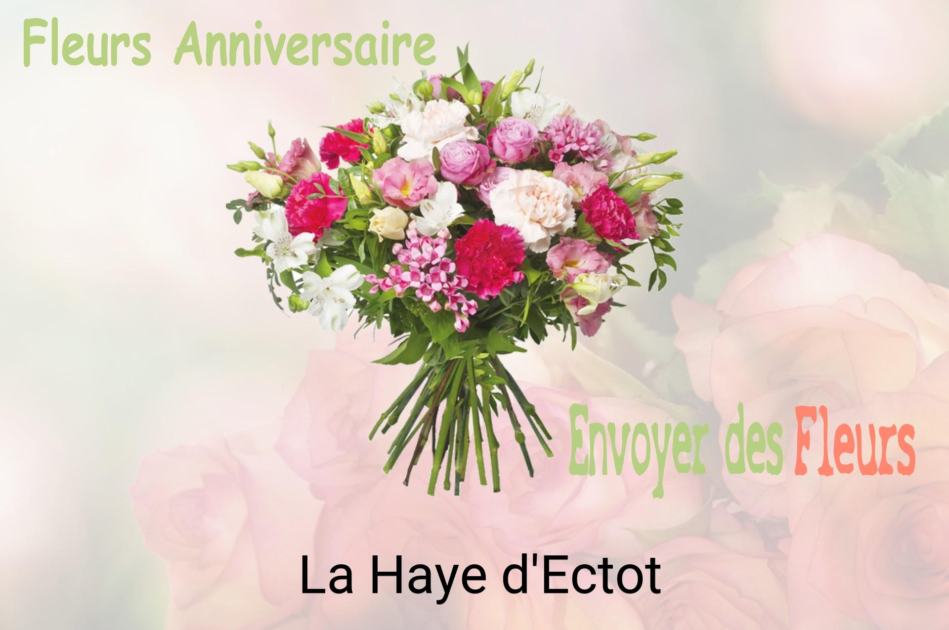 Bouquet de fleurs d’anniversaire livré à La Haye-d'Ectot